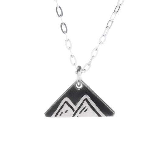 Mountains Peaks Mini Necklace - The Bearded Jeweler - S&H