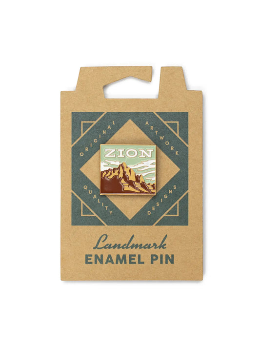 Zion National Park Enamel Pin - The Landmark Project