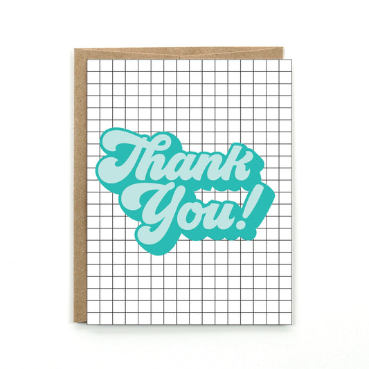 Thank You Grid Card - Public School Paper - S&H Co.