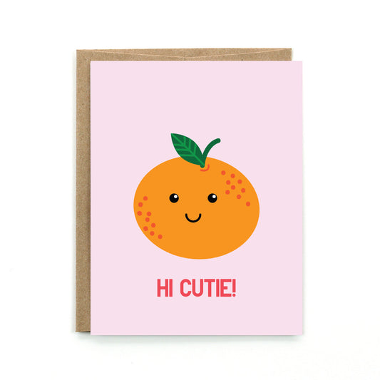 Hi Cutie Card - Public School Paper - S&H Co.
