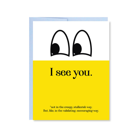 I See You Card - Public School Paper - S&H Co.