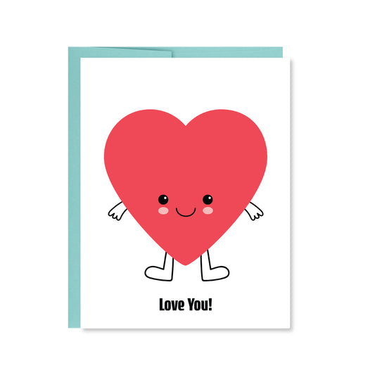 Love You Guy Card - Public School Paper - S&H Co.