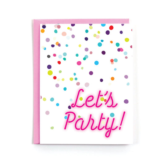 Let's Party Card - Public School Paper - S&H Co.