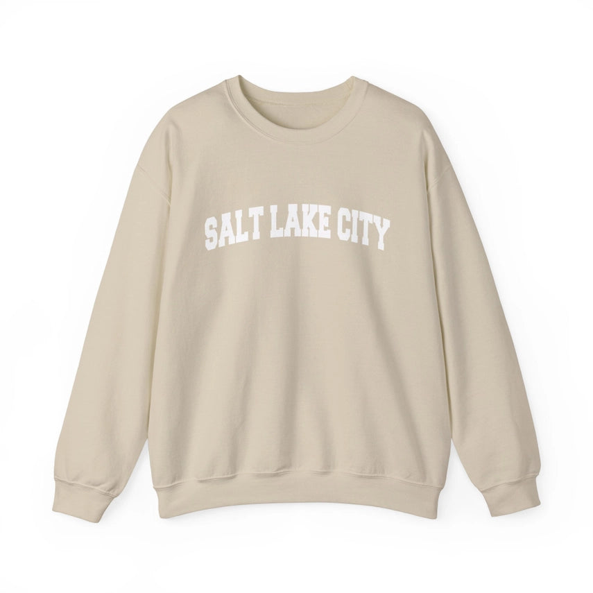 Salt Lake City Utah Sweatshirt - Sand - VSL