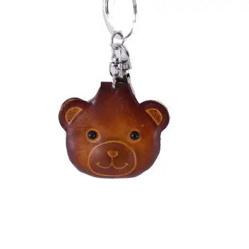 Leather Keychains - Sunflower Handmade Leather