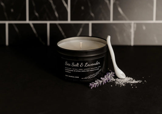 Sea Salt & Lavender Candle - Soymurga