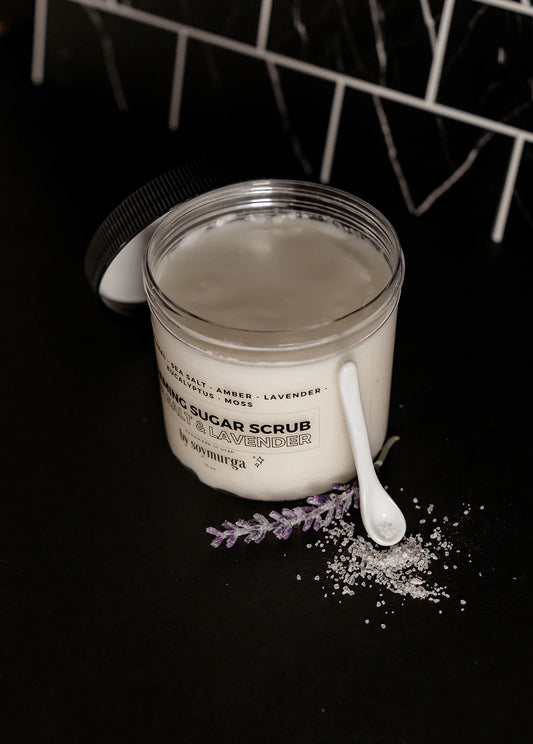Sea Salt & Lavender Foaming Sugar Scrub - Soymurga
