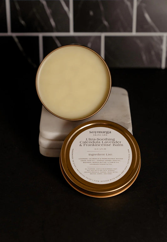 Ultra-Soothing Calendula Lavender & Frankincense Balm - Soymurga