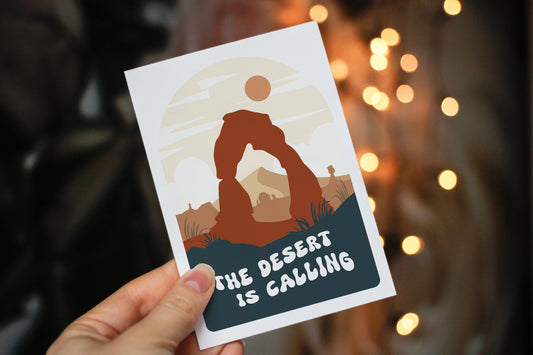 The Desert Is Calling Card
