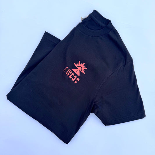 Go West Tee in Black