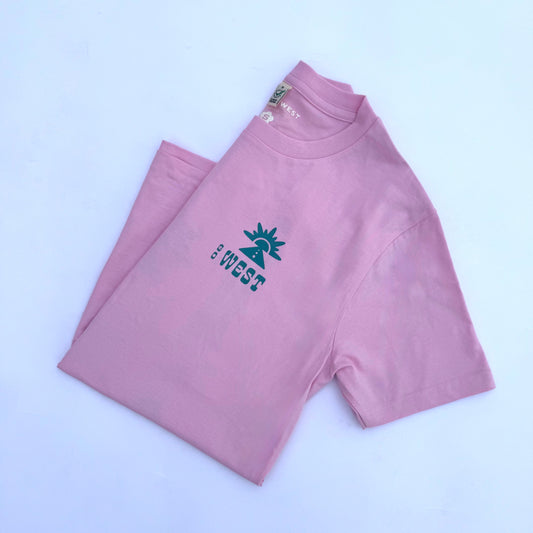 Go West Tee in Pink