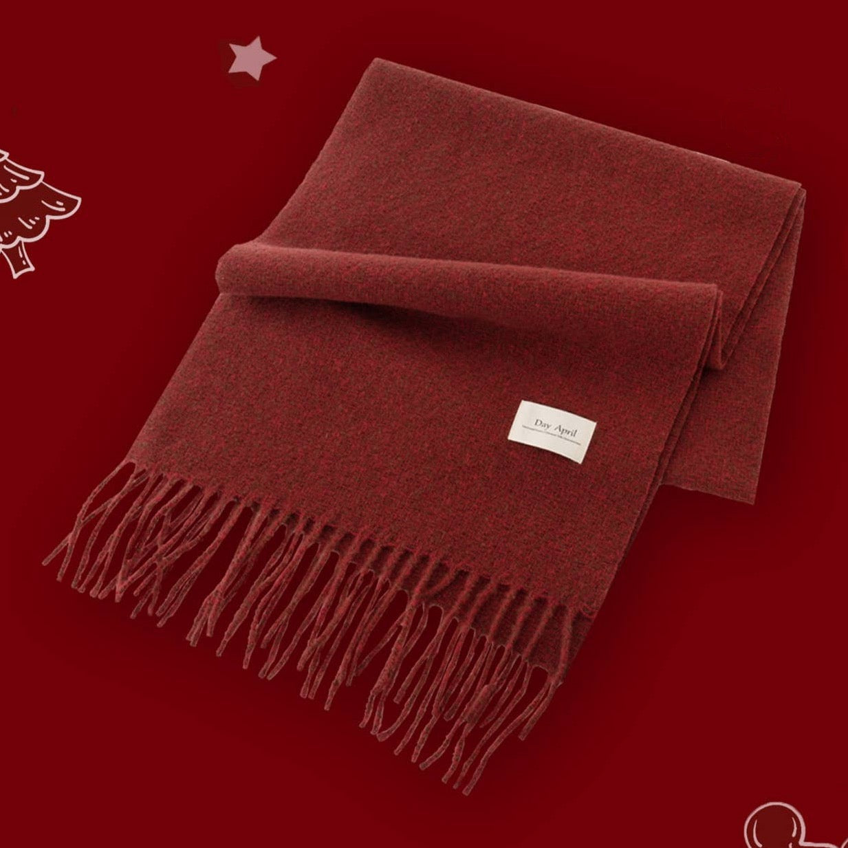 The Cranberry Wrap Scarf - Sweetkama - S&H