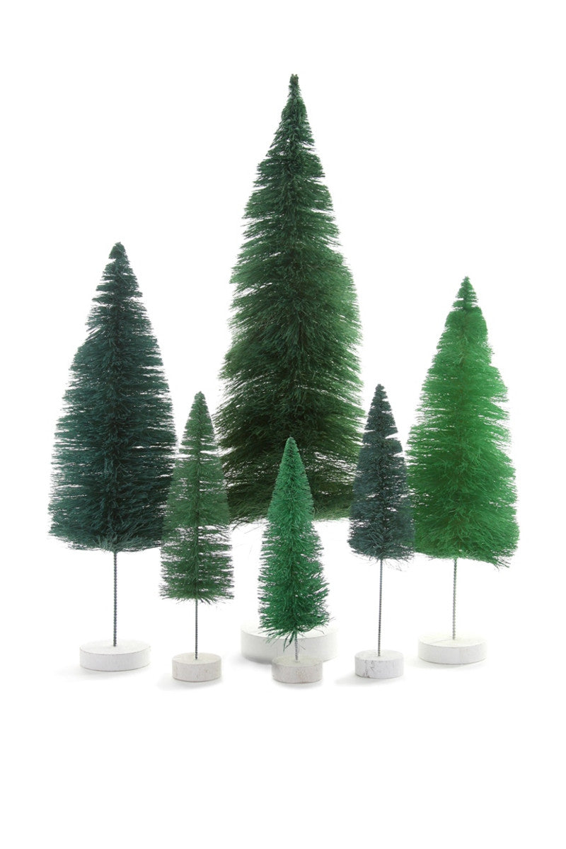 Bottle Brush Tree Teal - Assorted Sizes - Cody Foster - S&H