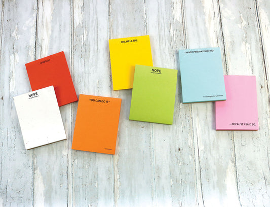 Why Go Big When You Can Go Home Notepad - Public School Paper - S&H Co.