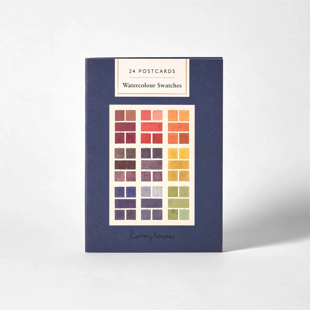 Postcard Book - Watercolor Swatches - Roomytown - S&H