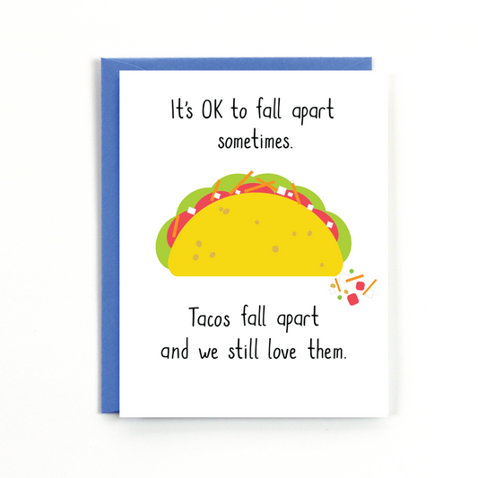 Fall Apart Taco Card - Public School Paper - S&H Co.