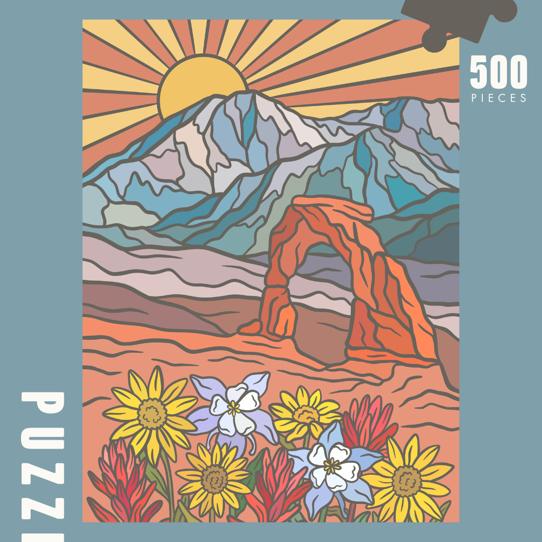 Utah | 500 Piece Puzzle - Roaming Heart - S&H