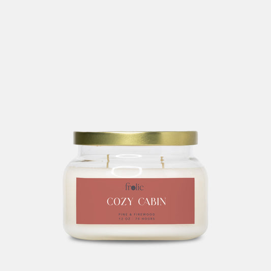 Cozy Cabin 12oz Apothecary Candle