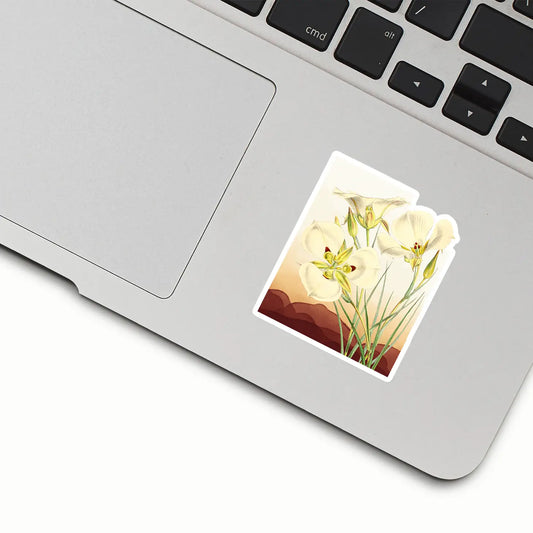 Utah Sago Lily Vinyl Sticker | State Flower Series - Paperfinch Designs