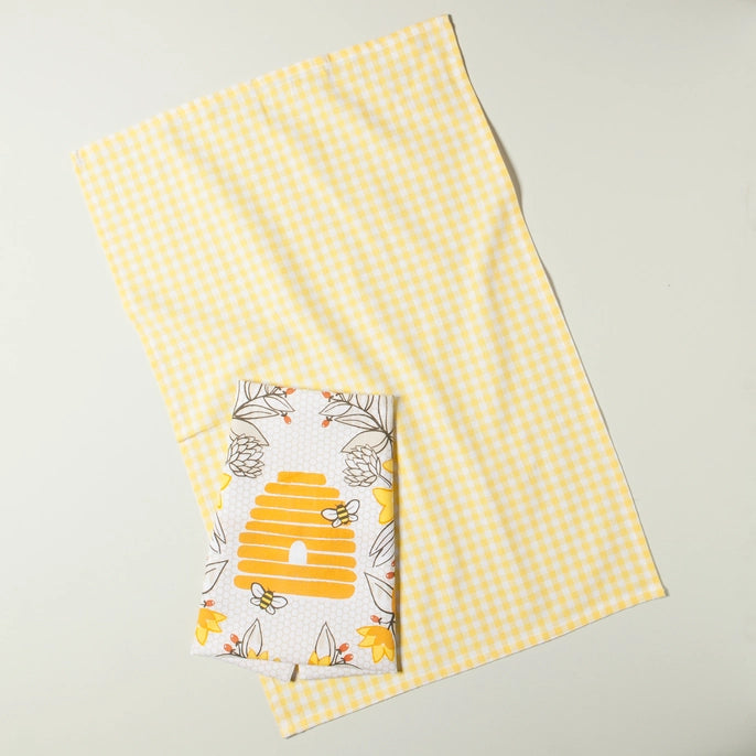 Bees Dishtowels Set of 2 - Now Designs by Dania