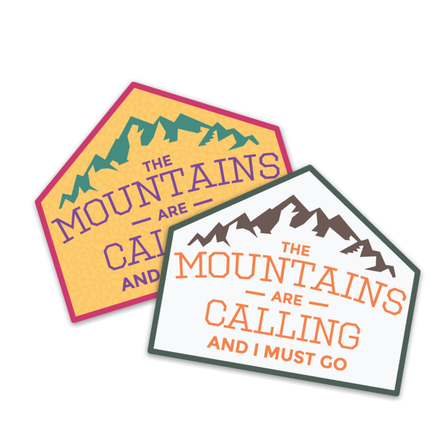 Mountains are Calling Sticker - 2 Colors Available