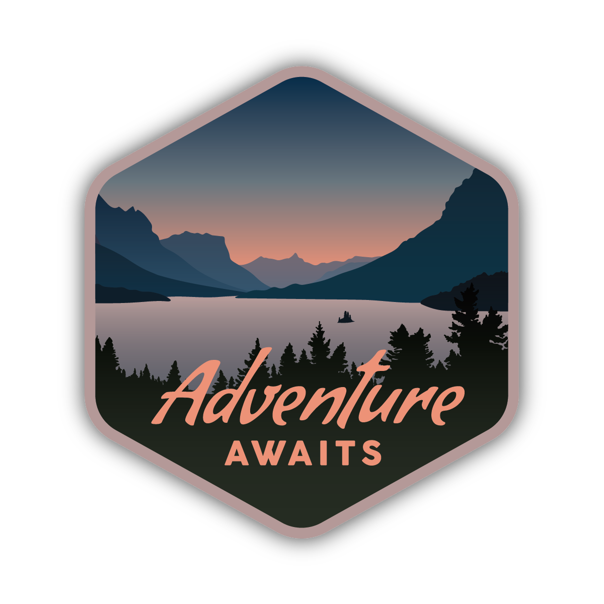 Adventure Awaits - Sticker
