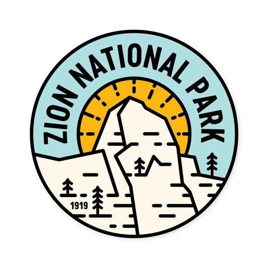 Great White Throne - Zion Sticker - Fell - S&H