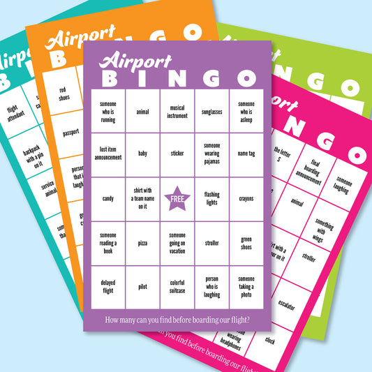 Airport Bingo - Public School Paper - S&H Co.