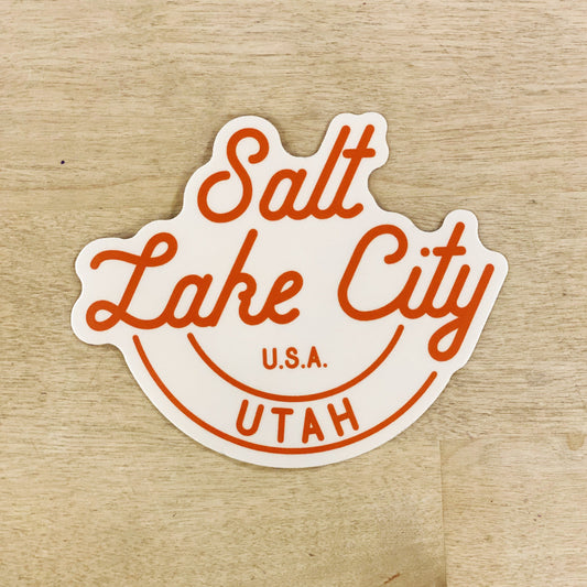 Salt Lake City Utah - Stamp - Sticker