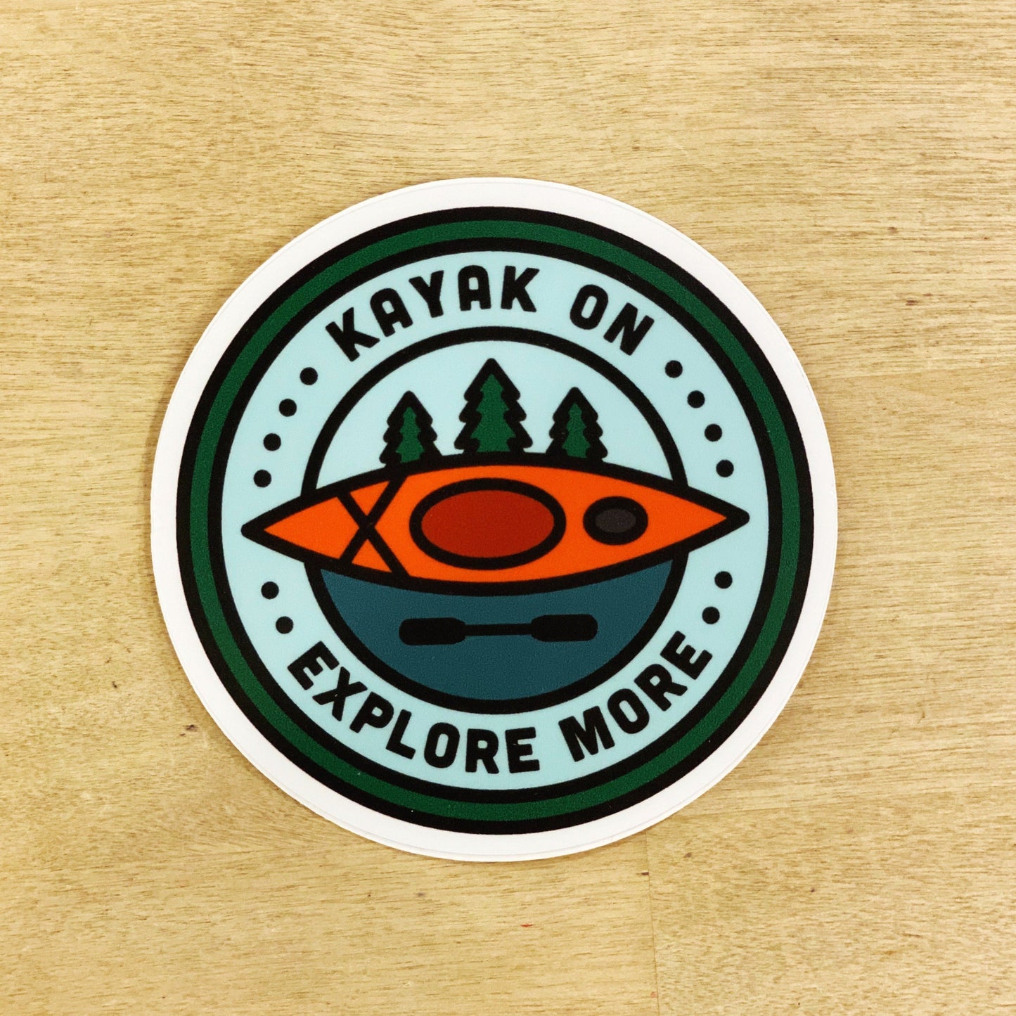Kayak Patch - Sticker