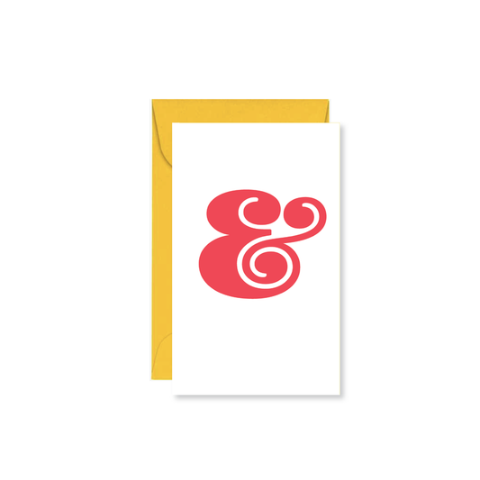 Ampersand Mini Card - Public School Paper Co.
