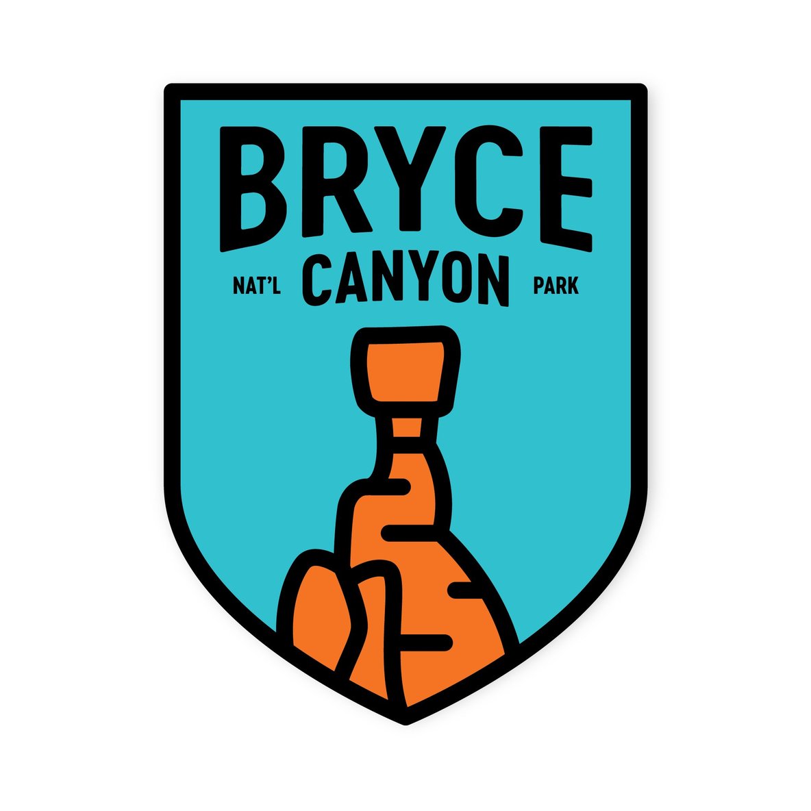 Bryce Canyon National Park Sticker - Fell