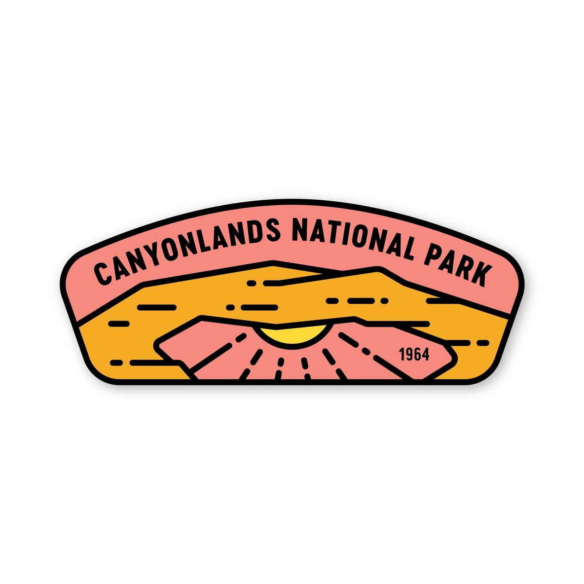 Canyonlands National Park Sticker - Fell - S&H