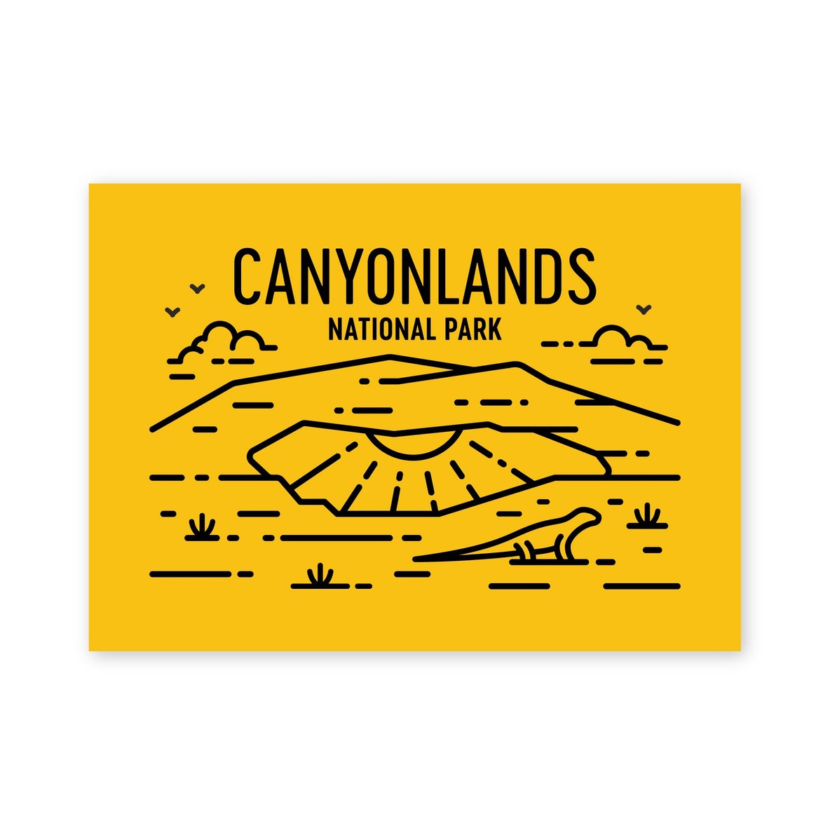 Canyonlands National Park Postcard - Fell