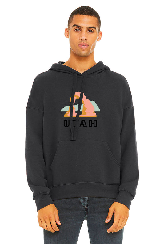 Utah Delicate Arch Charcoal Hoodie Unisex Sweatshirt