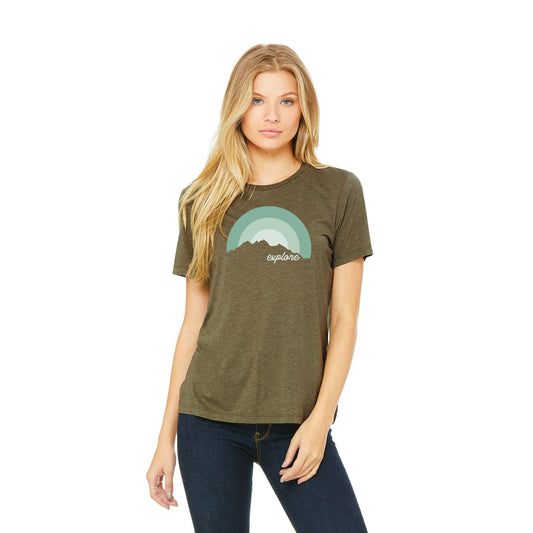 Explore Olive Unisex T-Shirt