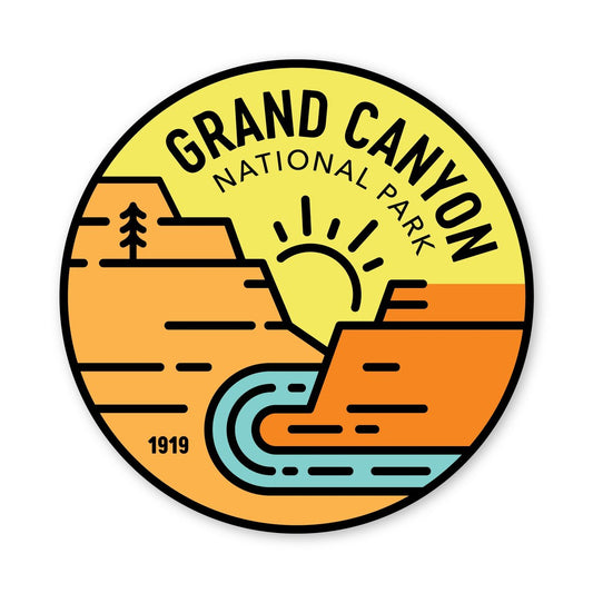 Grand Canyon Badge Sticker - Fell - S&H