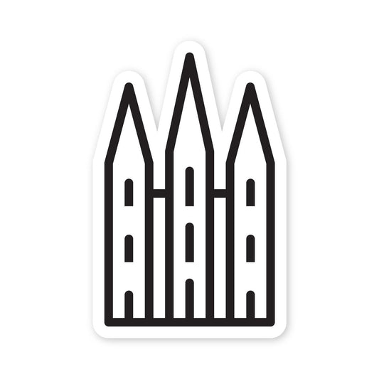Salt Lake City Temple Sticker - Fell - S&H
