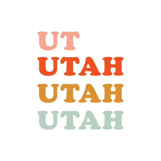 UT Utah Utah Utah Unisex Green Kids Sweatshirt