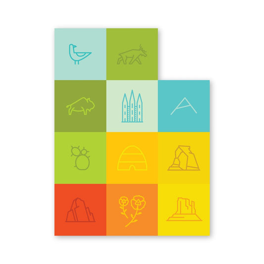 Utah Squares Sticker - Fell