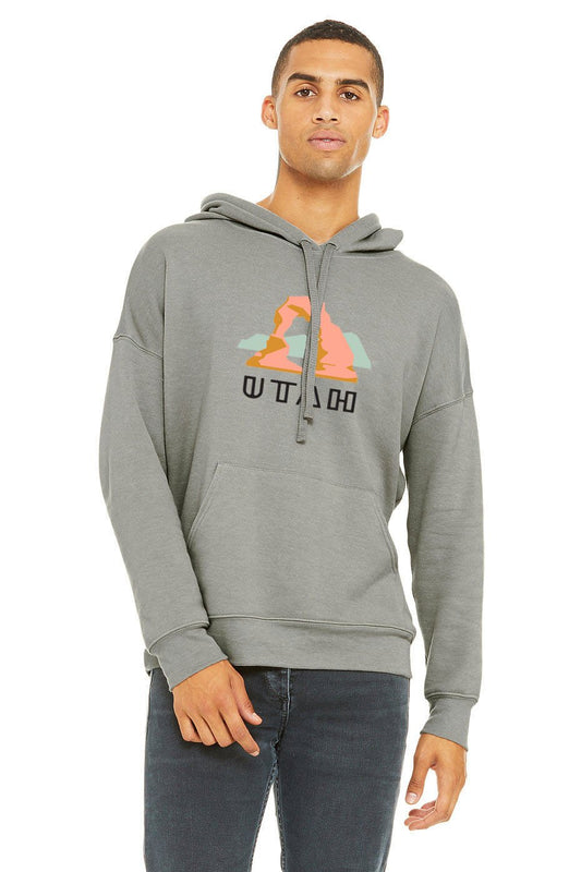 Utah Delicate Arch Slate Grey Hoodie Unisex Sweatshirt