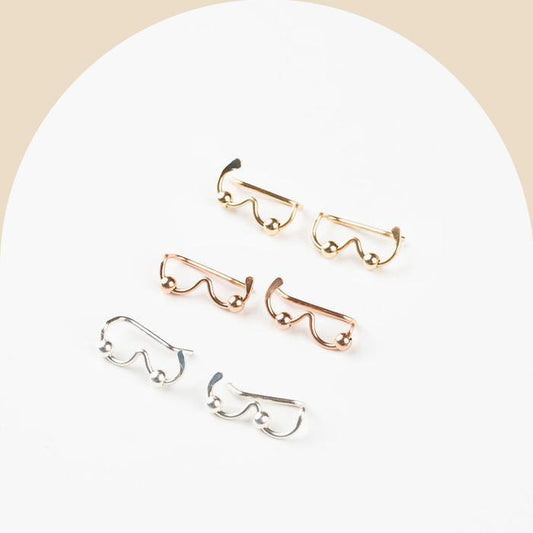 Booby Bobby Pin Earrings