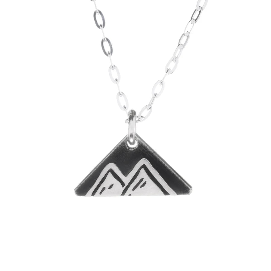 Mountains Peaks Mini Necklace - The Bearded Jeweler