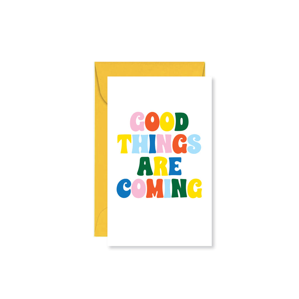 Good Things Mini Card - Public School Paper Co.