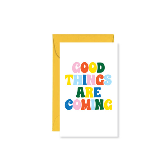 Good Things Mini Card - Public School Paper Co.