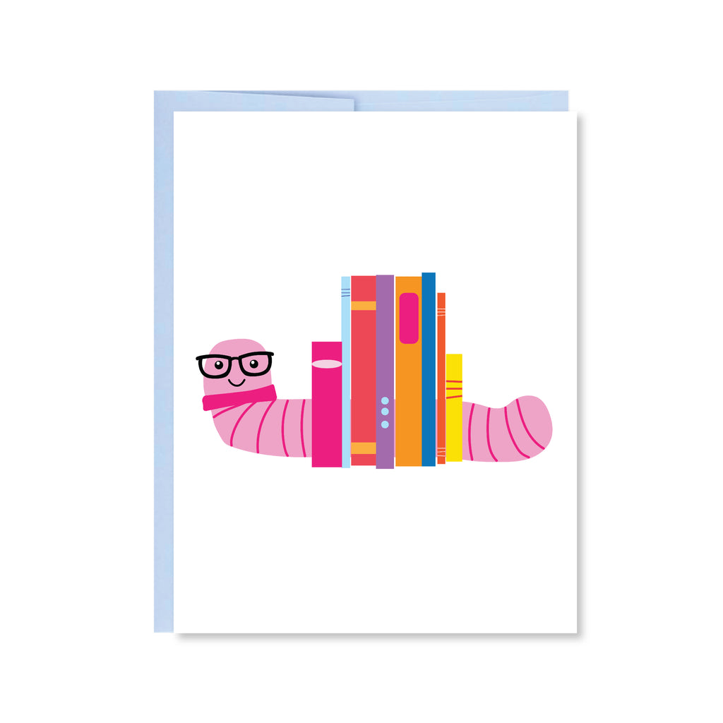 Bookworm Card - Public School Paper Co.