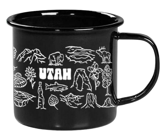 Utah Icon Enamel Mug