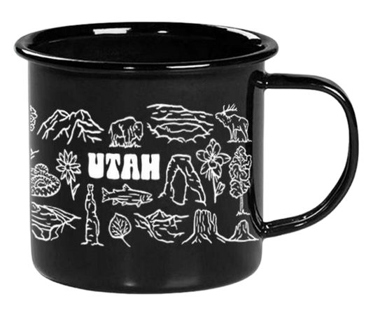 Utah Icon Enamel Mug