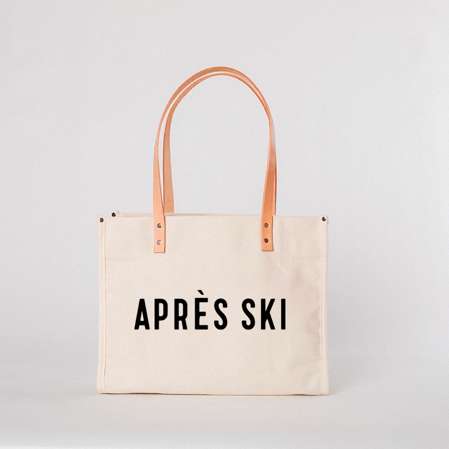 Après Ski Canvas Tote - Frolic - S&H