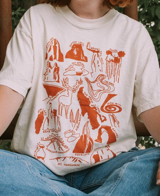 Utah Nature Check-List Shirt - Madi Stitches